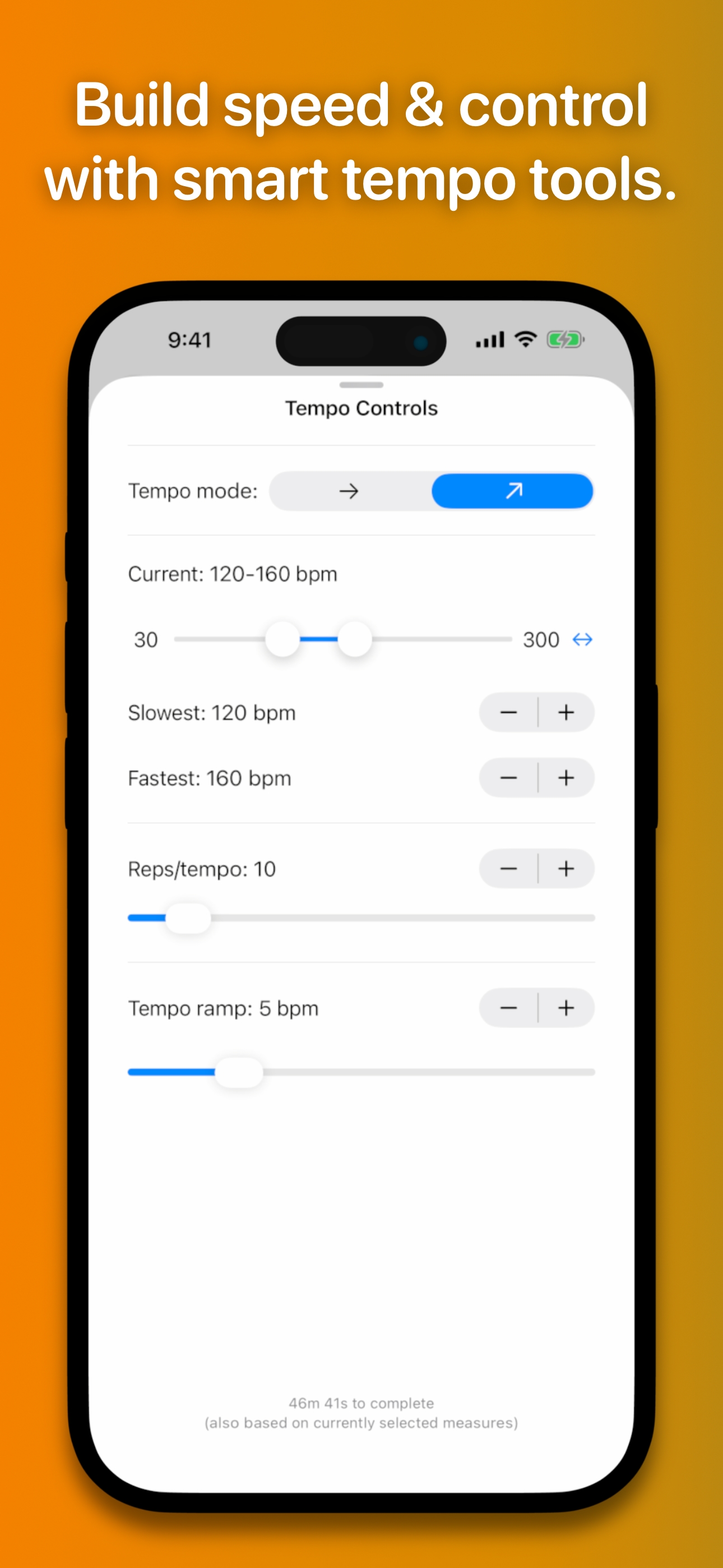 Drumr on iPhone - Playlist creation